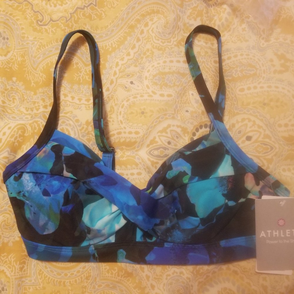 Athleta Swim Bikini Top, 34 B/C, NEW